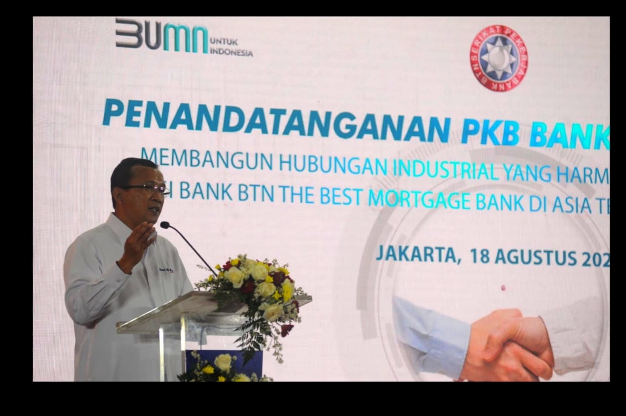Menaker Apresiasi Penandatanganan Kerjasama antara Manajemen dan SP Bank BTN