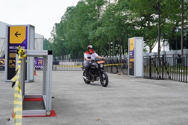 Ada Test Ride di GIIAS 2022, Yuk Jajal Motor Listrik! (Foto: MNC Media)