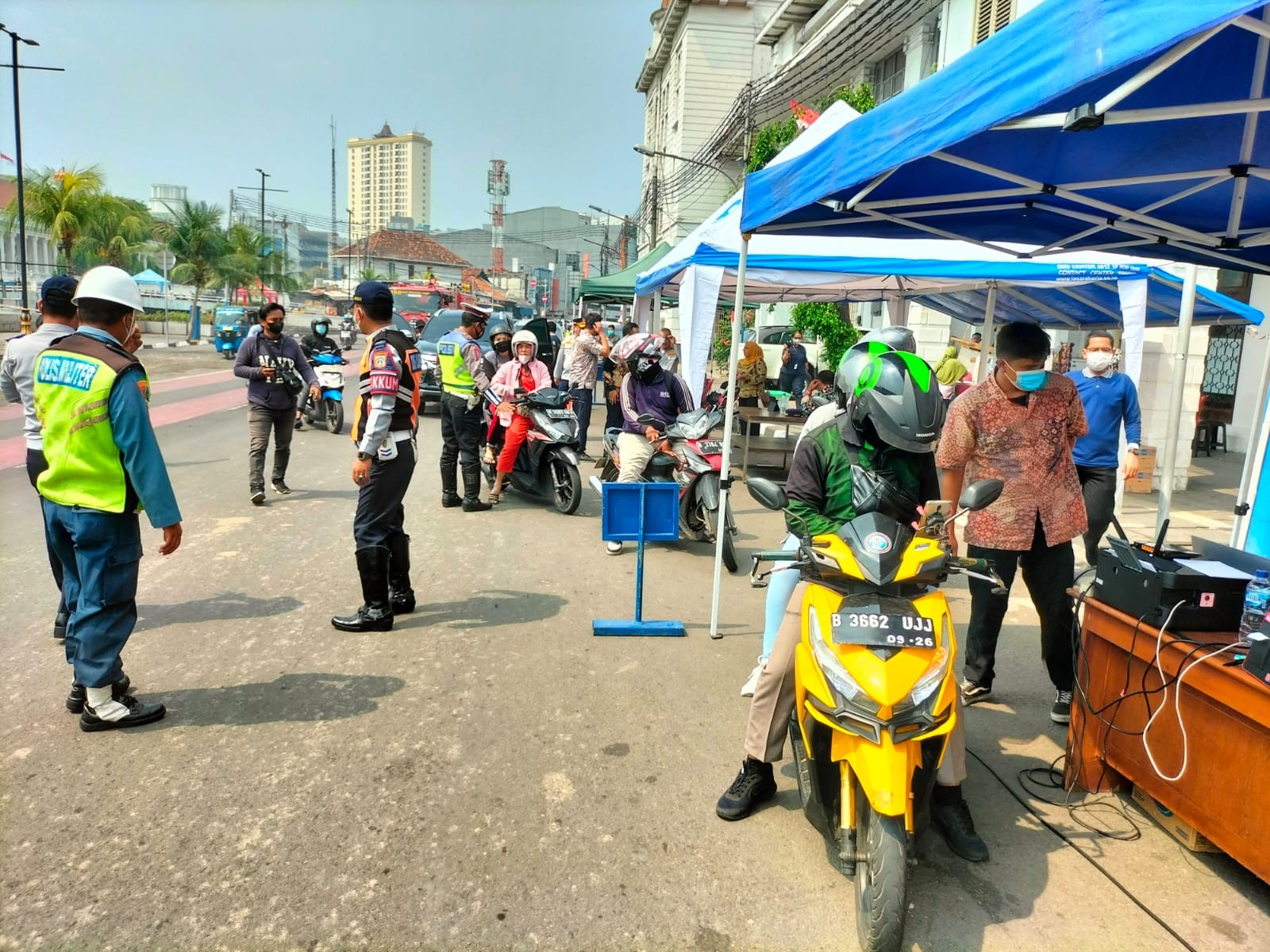 Sudinhub Jakbar Buka Gerai Uji Emisi di Kota Tua (Dok.MNC)