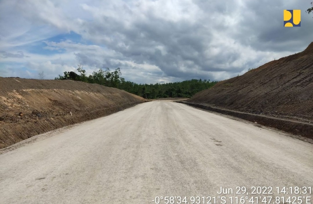 Akses Utama Menuju IKN Nusantara, Kementerian PUPR Bangun Jalan Lingkar Sepaku (FOTO:Dok Ist)