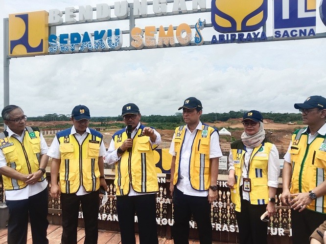 Kementerian PUPR Pastikan Tak Ada Pekerja Asing dalam Pembangunan IKN Tahap Pertama. (Foto: Agung Bakti Sarasa/MNC Media)
