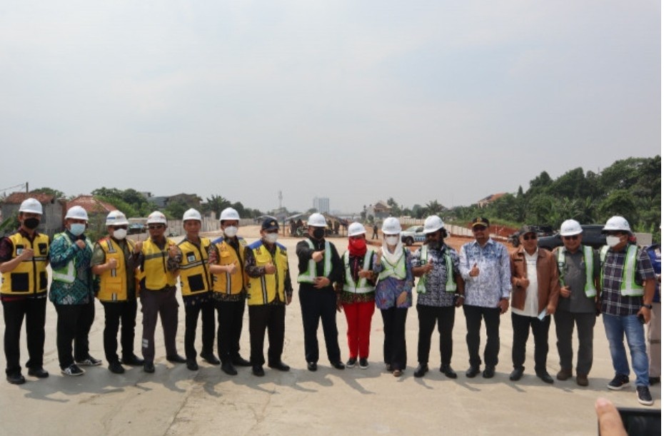 Telan Rp1,2 Triliun, Kementerian PUPR Target Konstruksi Tol Cijago Seksi 3 Rampung Januari 2023  (FOTO:Dok Ist)