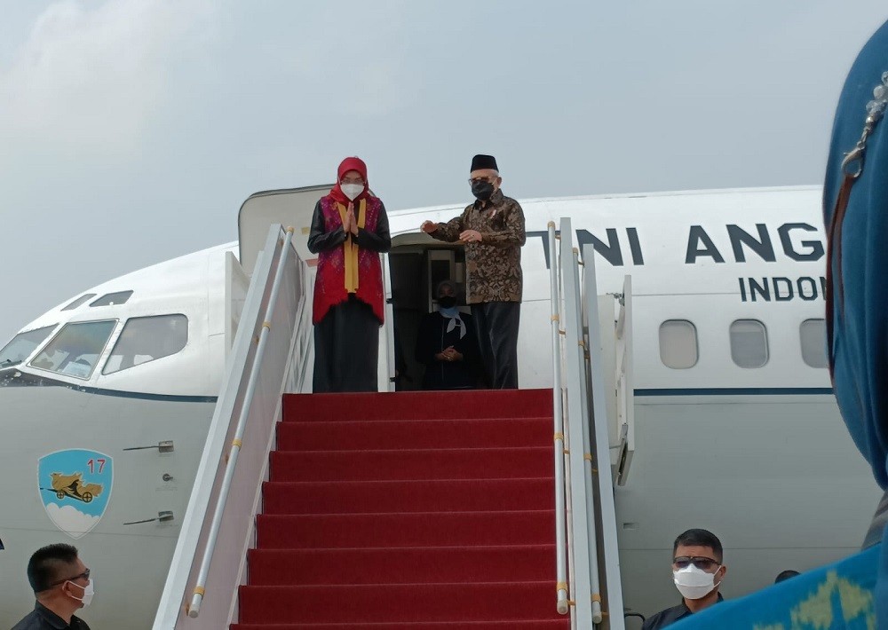 Wapres Ma’ruf Amin pagi ini bertolak ke Bali untuk menghadiri KTT SAI20 dan tinjau kesiapan venue penyelenggaraan KTT G20.