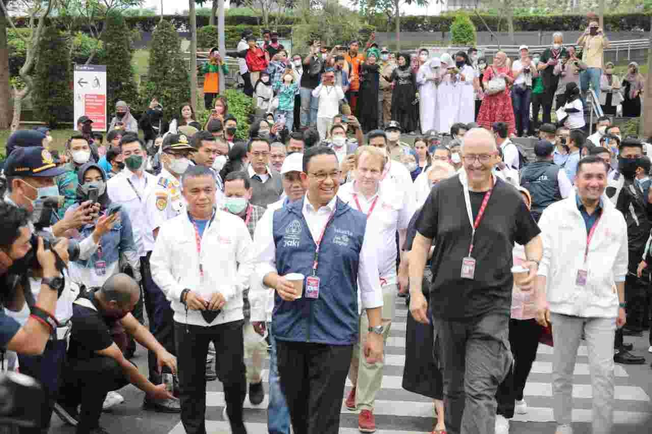 Ajak Delegasi U20 Mayors Summit Keliling DKI, Anies Pamer CSW-Naik Kapal Phinisi  (Dok.Ist)