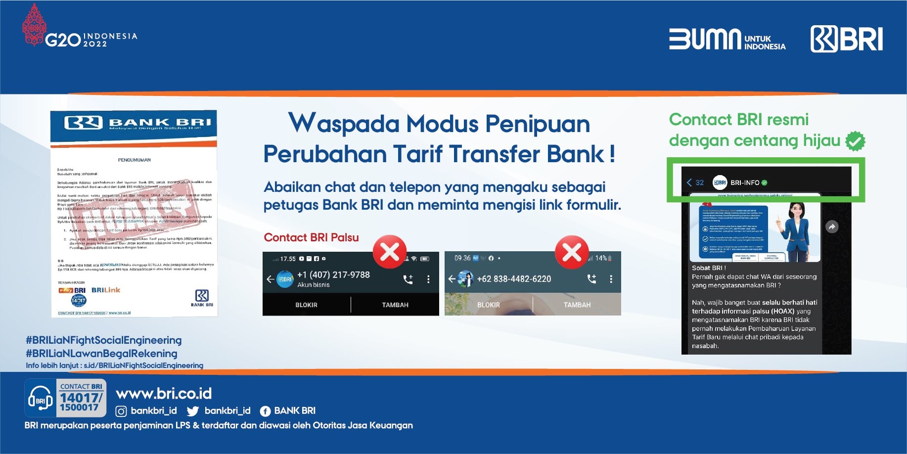 Perangi Soceng, BRI Turut Aktif Ungkap Kejahatan Perbankan. (Foto: Bank BRI/Adv)