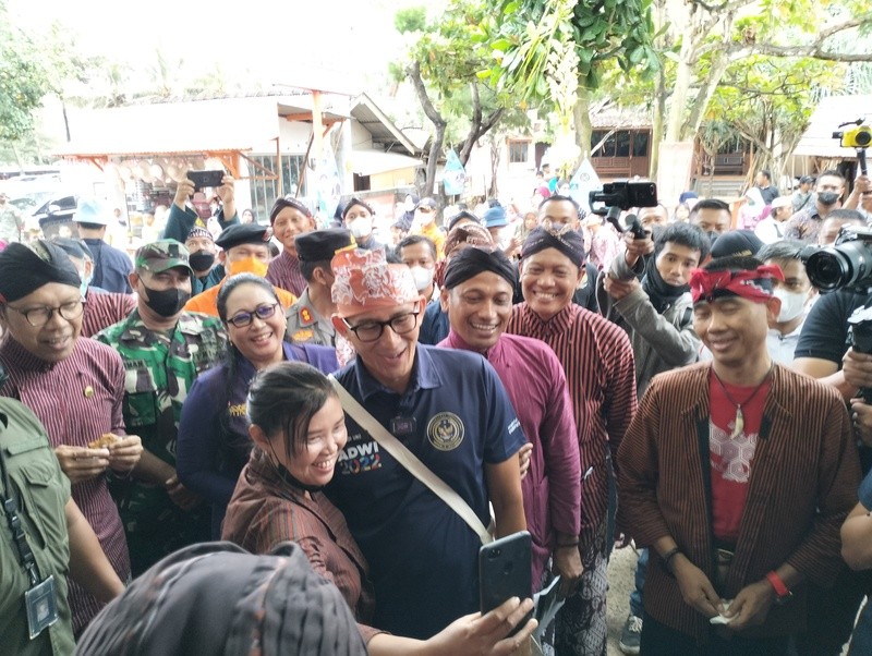 Tiket Pesawat Mahal, Sandi Uno Optimis Tak Pengaruhi Pariwisata Yogya. (Foto: MNC Media)