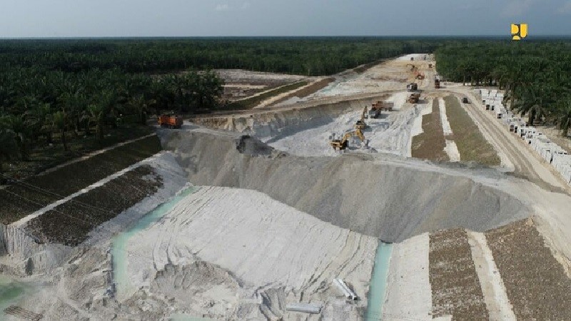 Terkendala Lahan, Pembangunan Tol Padang-Sicincin Baru Kelar 45 Persen (Foto: Website BPJT).