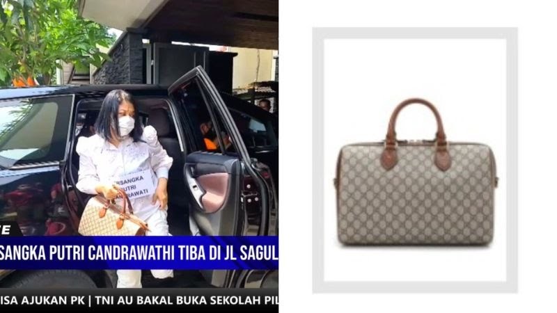 Tas Mewah Istri Sambo saat Rekonstruksi Pembunuhan Bikin Gagal Fokus, Harganya Rp28 Juta (FOTO:MNC Media)
