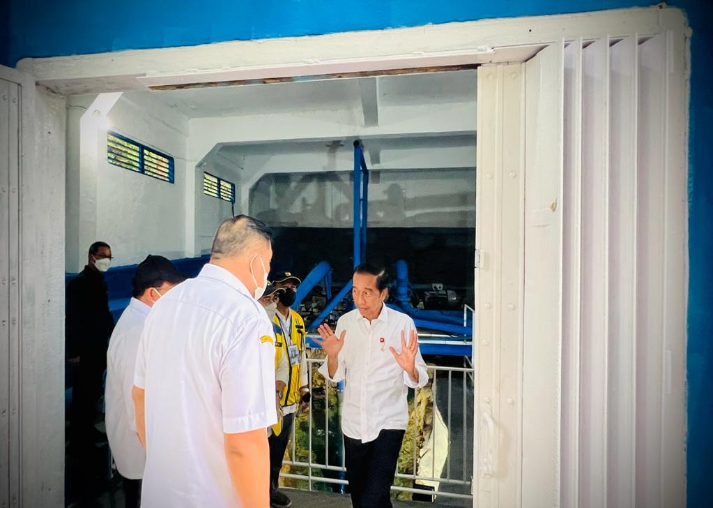 Tinjau Sistem Penyediaan Air Minum Weymomolin, Ini Pesan Jokowi (Dok.Ist)