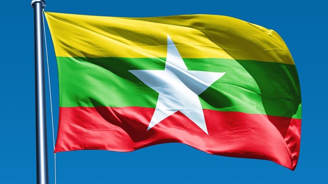 Bendera nasional Myanmar (ilustrasi). (Foto: Arsip)