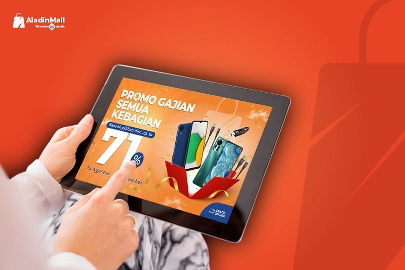 Serbu Promo Gajian Semua Kebagian di AladinMall, Ada Diskon khusus Laptop