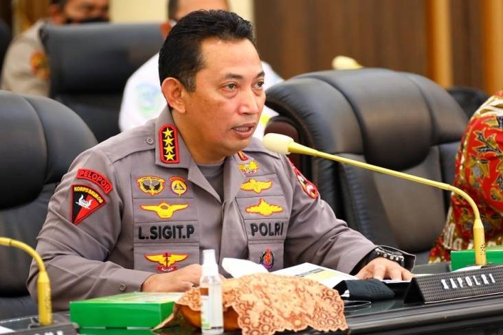 Kapolri Lapor Telah Amankan 1.154 Judi Online, 906 Rekening Diblokir. (Foto: MNC Media)
