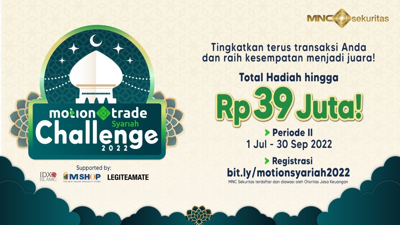 Kesempatan Masih Terbuka, Yuk Ikuti MotionTrade Syariah Challenge Periode 2!