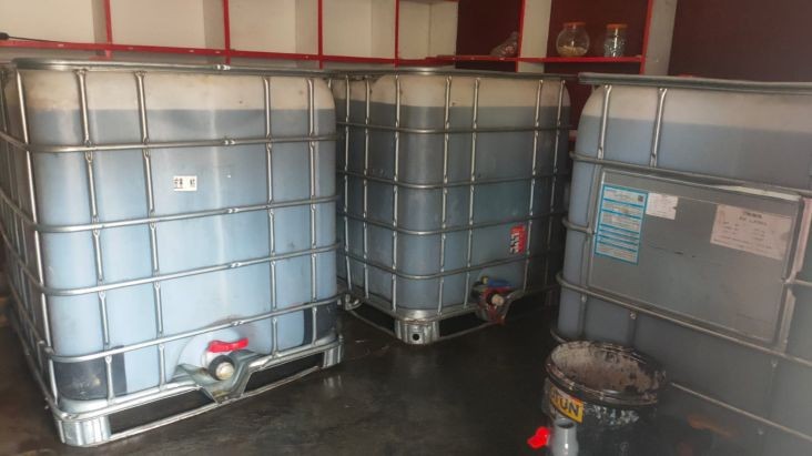 Harga BBM Naik, Ada Penjual yang Timbun Ribuan Liter Solar  (Foto: MNC Media)