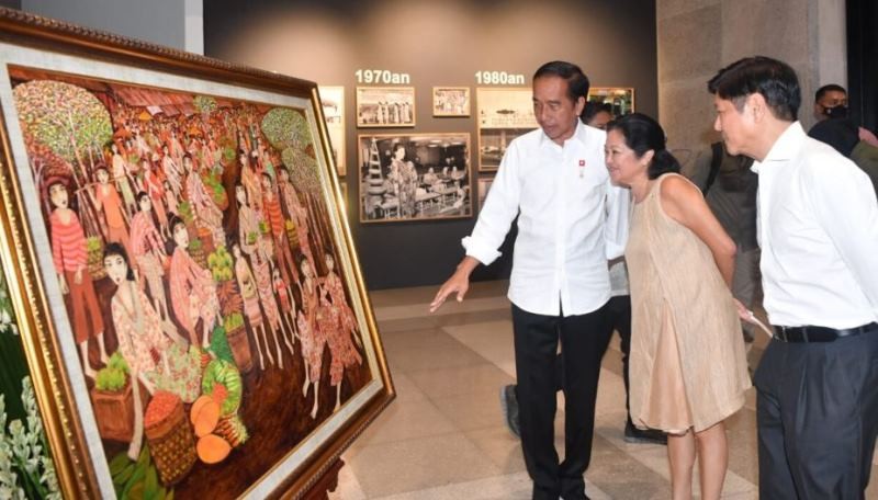 Makin Hits, Ini Potret Jokowi Ajak Presiden Filipina Nongkrong di Sarinah (Foto: Ist/BPMI Setpres)