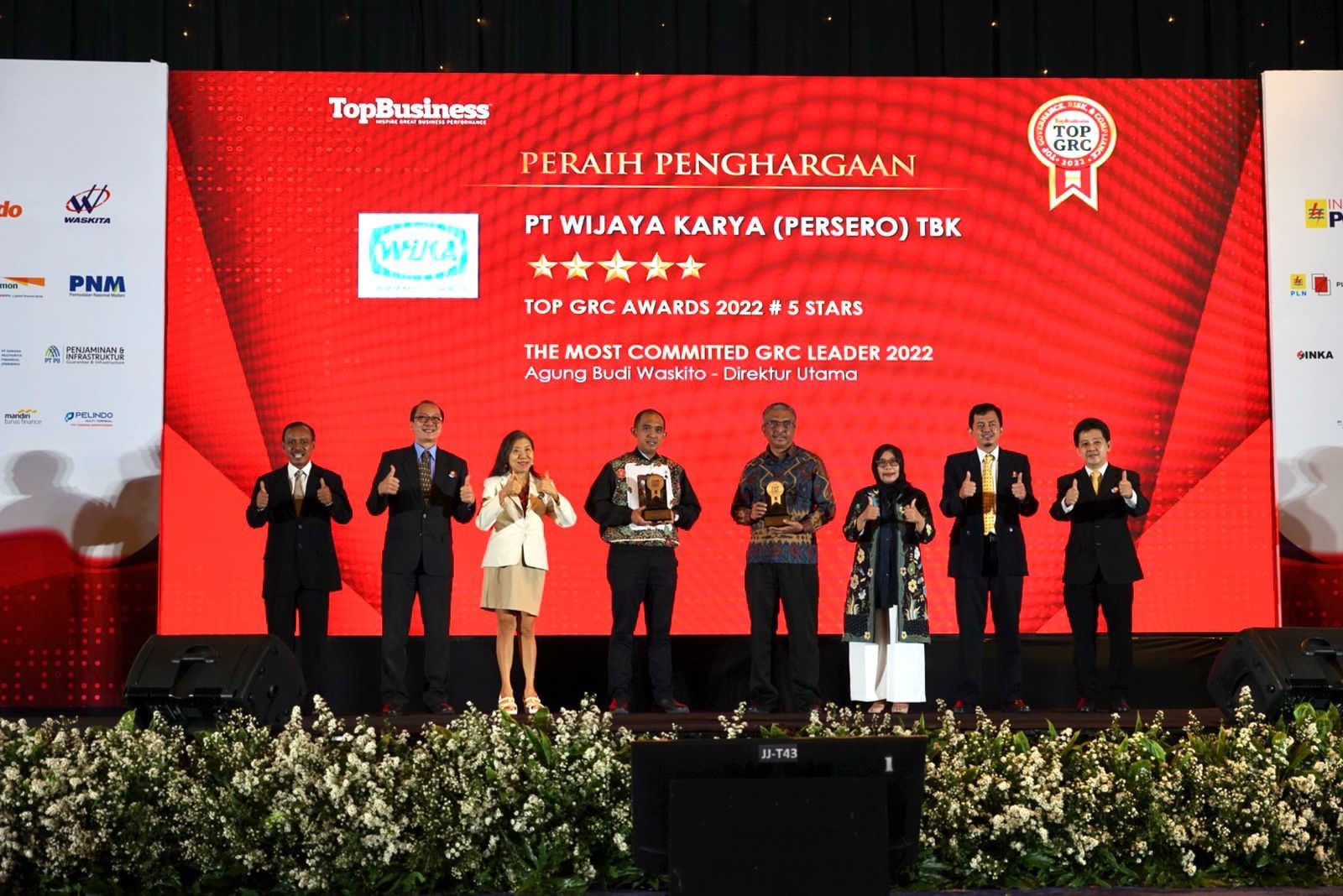 WIKA Group Raih Sembilan Penghargaan Top GRC Awards 2022 (Dok.MNC)