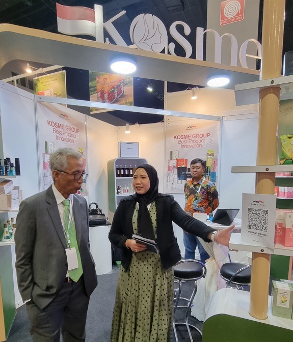 Produk Kecantikan Indonesia Hadir di Malaysia International Halal Showcase 2022 (foto: MNC Media)