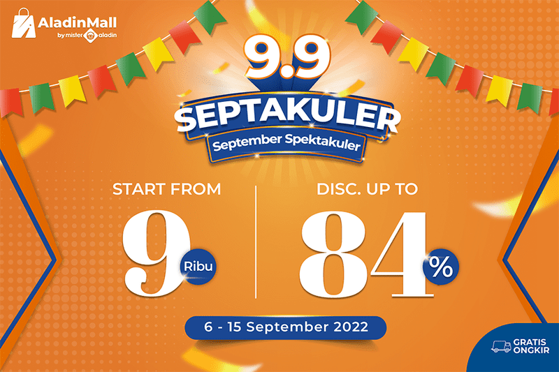 9.9 Spektakuler, Promo Produk mulai dari Rp9.000 dan Diskon hingga 84 Persen (Dok.MNC)