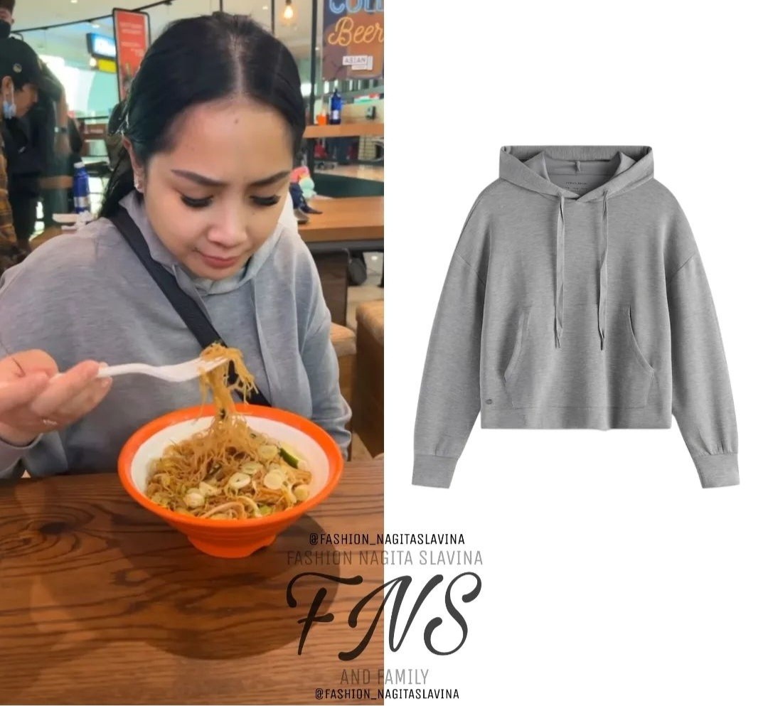 Heboh! Nagita Slavina Pakai Hoodie Rp429 Ribu ke AS, Netizen: Harganya Kok Murah? (FOTO:Fashion_nagitaslavina)