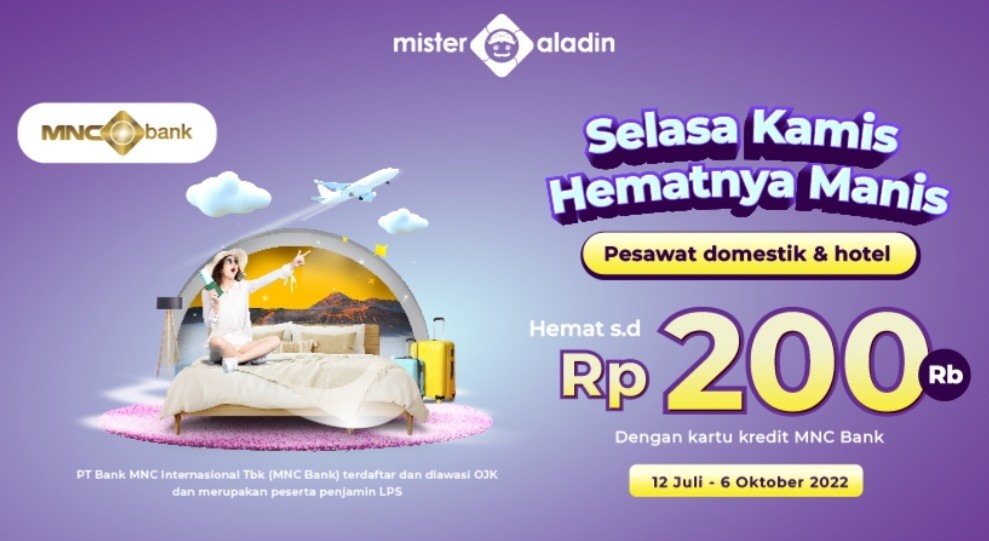 Dapatkan Diskon Pesawat Domestik dan Hotel hingga Rp200 Ribu, Buruan Cek di Sini (FOTO:MNC Media)