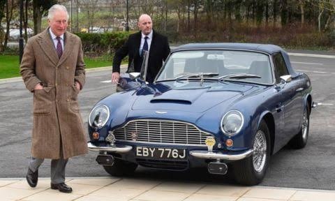 Unik! Tak Pakai Bensin, Mobil Aston Martin Milik Raja Charles III Gunakan Keju dan Wine (FOTO:MNC Media)