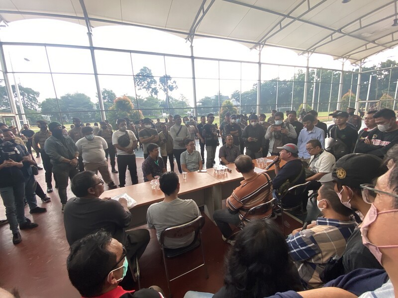 Mediasi Driver Ojol dengan Aplikator Digelar Hari Ini di Lapangan Blok S (Dok.MNC)