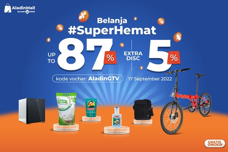 AladinMall Hadir di Acara I Love GTV Surabaya, Ada Promo Belanja Super Hemat