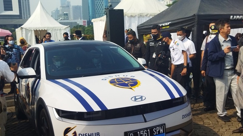 Wagub DKI Jajal Mobil Dinas Listrik Dishub, Harganya Rp800 Jutaan (Dok.Ist)