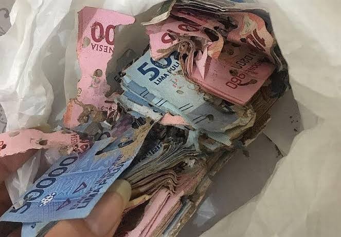 Samin Dapat Ganti Uang yang Hancur Dimakan Rayap Rp20 Juta dan Ditawari Umrah (FOTO:MNC Media)