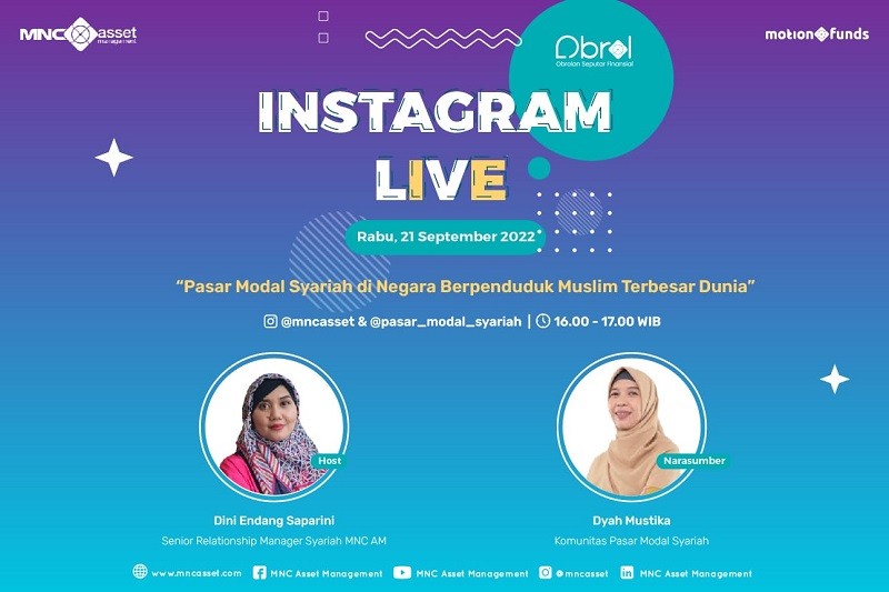 Nonton IG Live Bareng MNC Hari Ini, Bahas soal Pasar Modal Syariah (Foto: MNC Media).