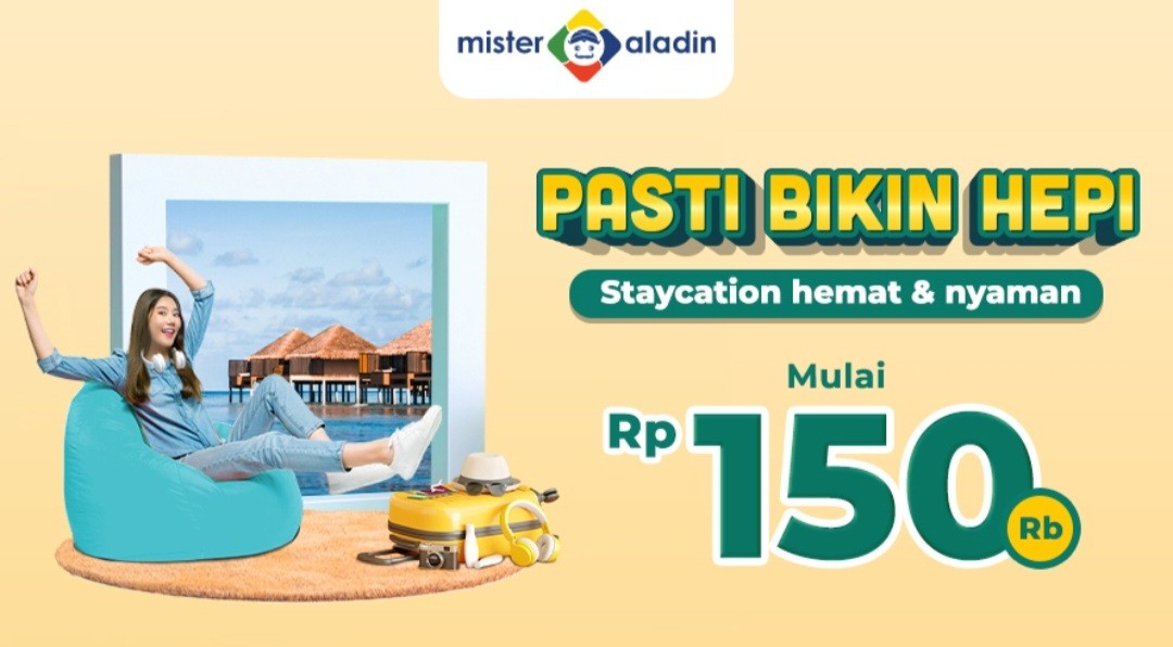 Staycation Lewat Mister Aladin Mulai dari Rp150.000 Saja, Buruan Cek! (FOTO:MNC Media)