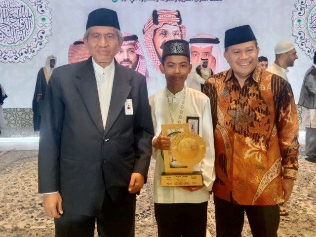 Peringkat 2 Dunia, Hafiz AlQuran Asal Indonesia Boyong 185.000 Riyal (Foto: MNC Media)