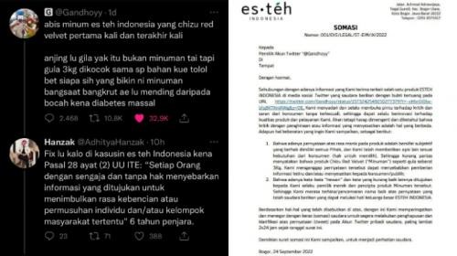 Somasi Pengguna Twitter, Perusahaan Teh Ini Dihujani Kritik Netizen. (Foto: MNC Media)