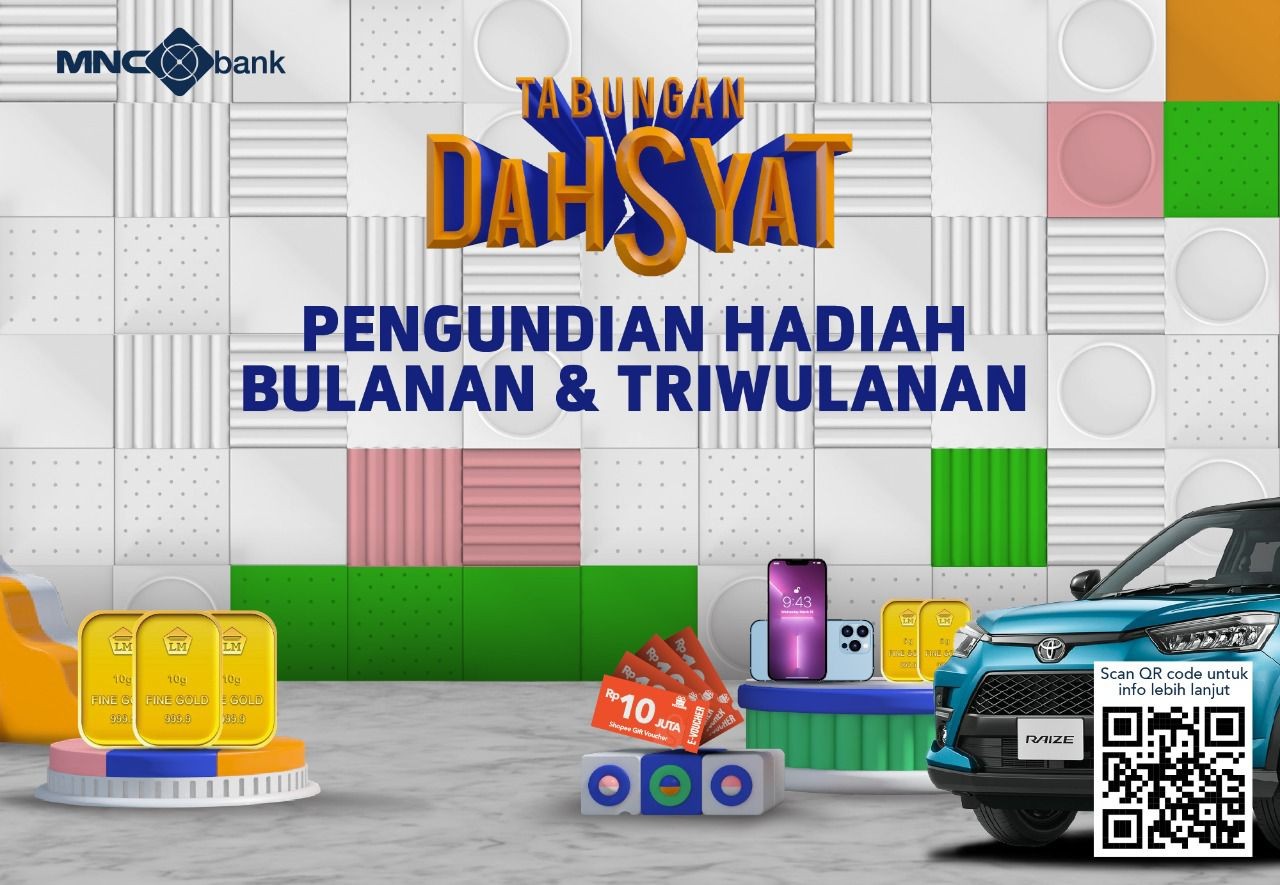 MNC Bank (BABP) Bakal Undi Pemenang Tabungan Dahsyat, Total Hadiah Miliaran Rupiah (FOTO:MNC Media)