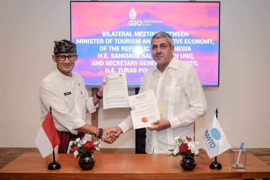 Sandiaga: UNWTO Apresiasi Keberhasilan RI Bangkitkan Pariwisata  (Dok.ist)