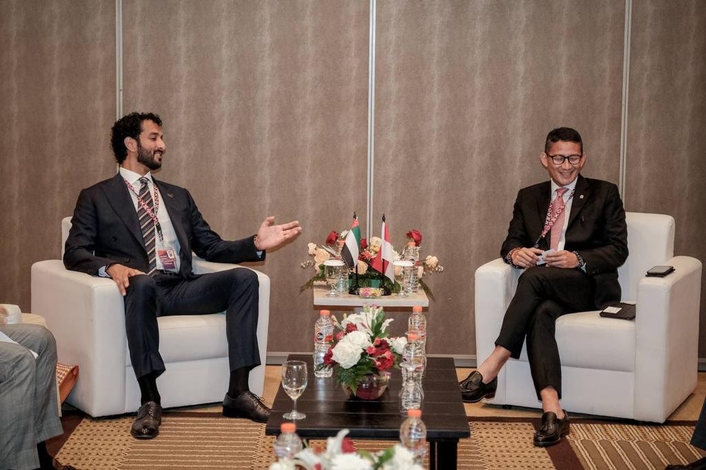 Pererat Hubungan Bilateral, Sandiaga Uno Siap Berlari Bersama Menteri Ekonomi Uni Emirat Arab. (Foto: MNC Media)