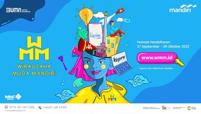 Wirausaha Muda Mandiri Siap Digelar dengan Total Hadiah Miliaran, Intip Syaratnya Berikut Ini! (Foto: Dok Bank Mandiri)