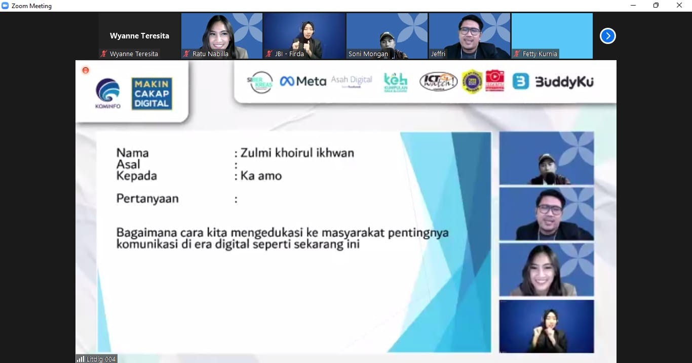 Ikuti Webinar Bijak di Dunia Digital, Raih Kode Unik BuddyKu (Foto: MNC media)
