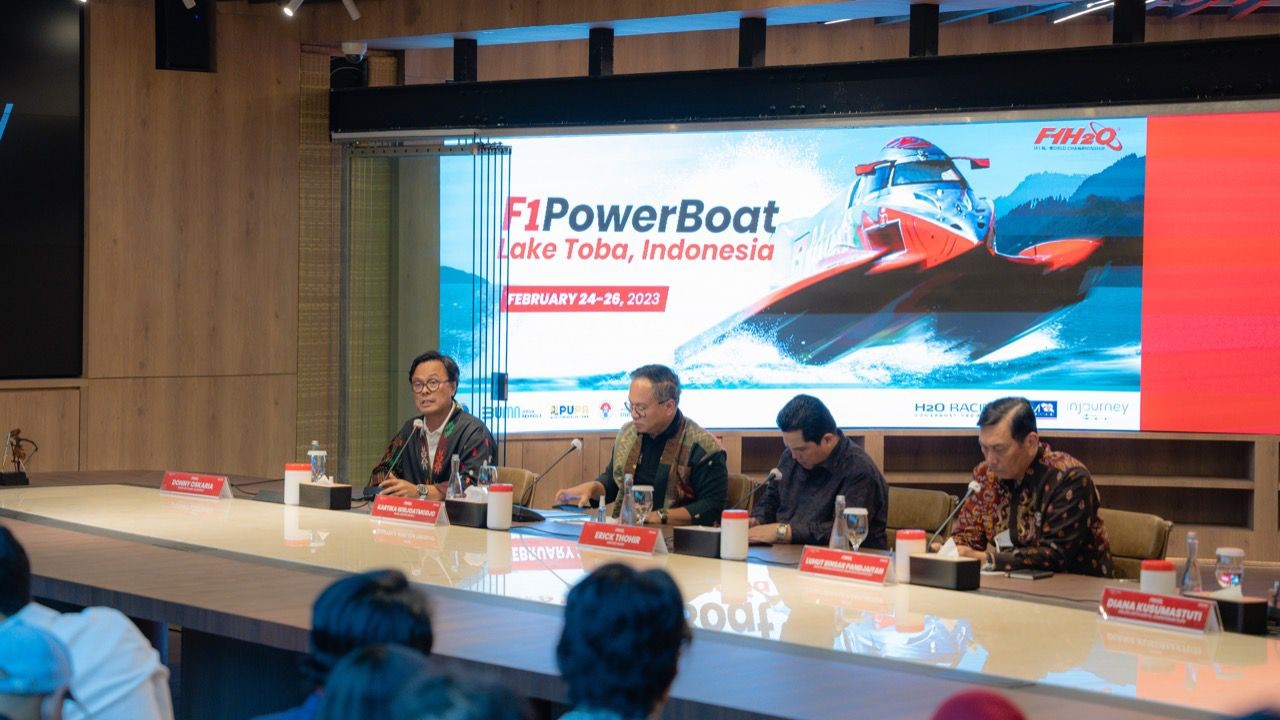 Gaet Wisatawan Pasca Covid-19, Formula One Power Boat Digelar di Danau Toba