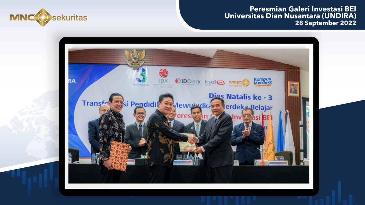 Gaet Milenial, MNC Sekuritas Resmikan Galeri Investasi BEI di UNDIRA (FOTO:MNC Media)