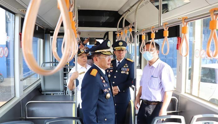 Dishub Bekasi Hadirkan Bus Listrik, Rute Cikarang Utara-Bandara Soetta (Dok.Ist/kabupaten Bekasi)
