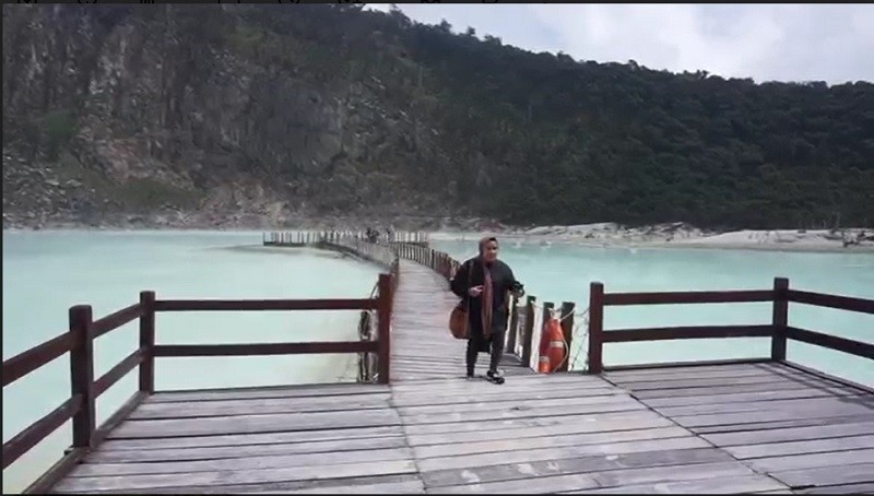 BBM Naik, Pengunjung Kawah Putih Bandung Merosot 40 Persen (Foto: Erick Fahrizal/MNC Media).