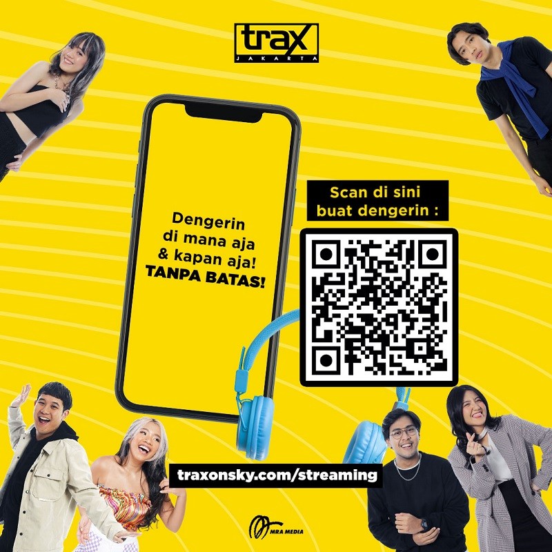 Trax, Radio Swasta Pertama Yang Full Streaming di Indonesia. (Foto: Adv)