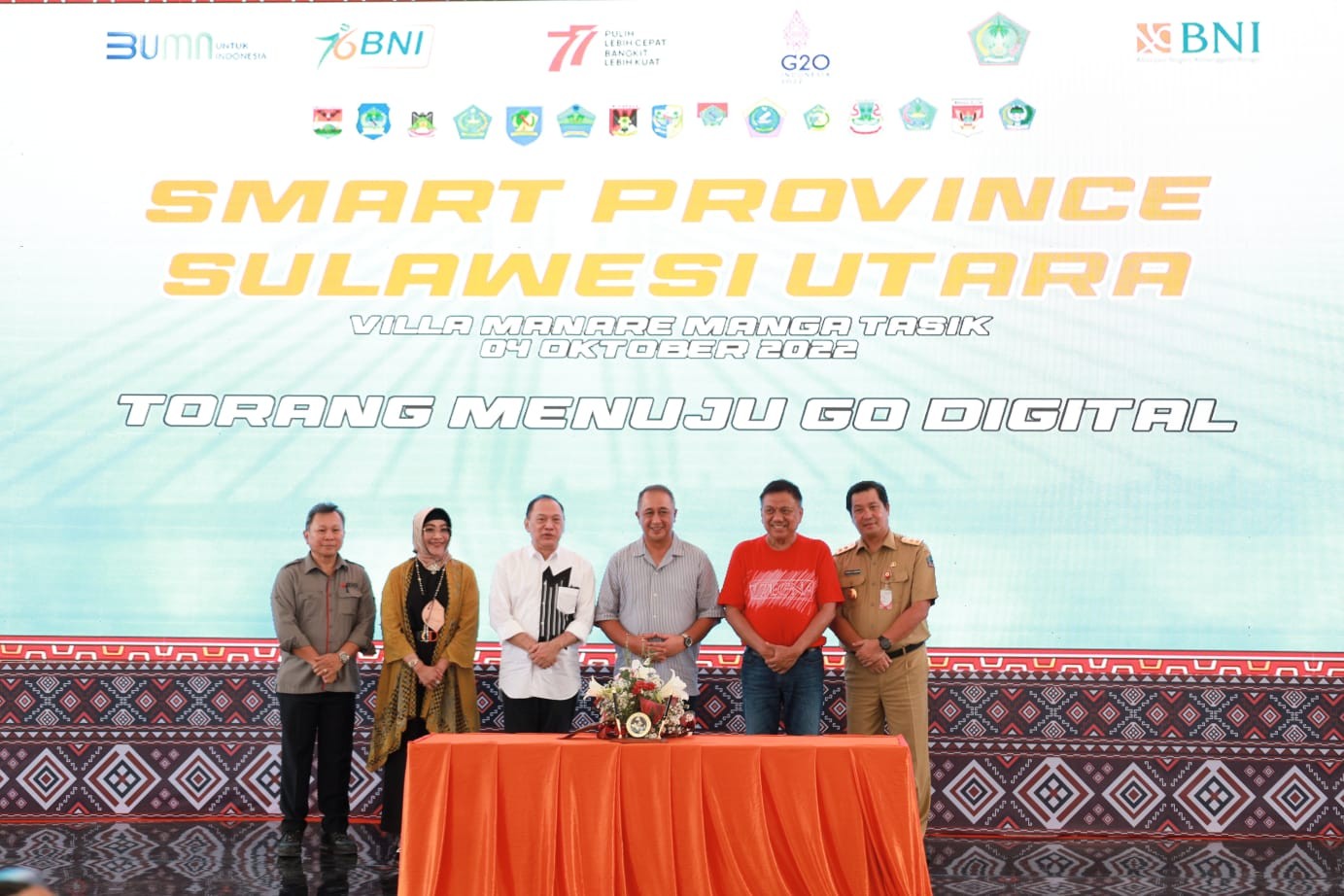 Sinergi BNI dan BSG Perluas Ekosistem Smart Province di Sulawesi Utara (foto: MNC Media)