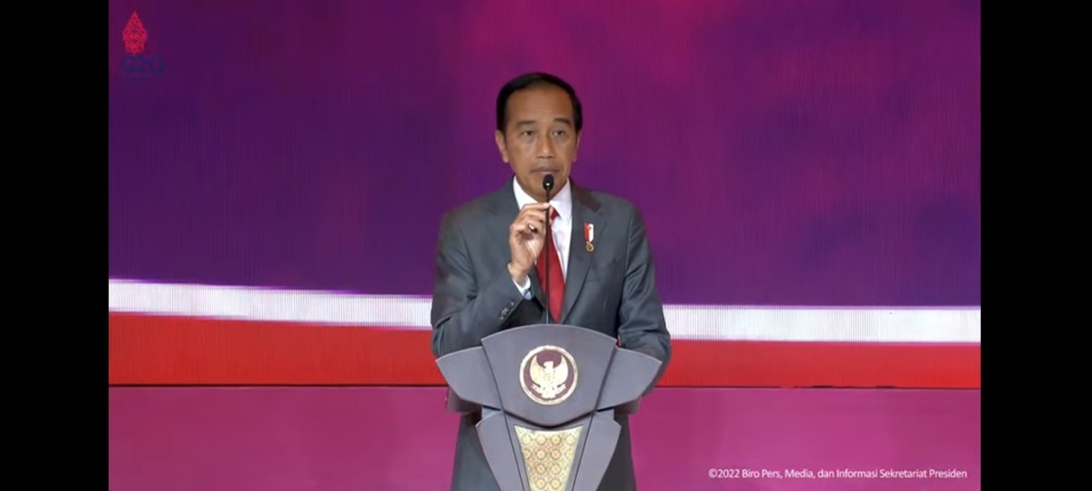 Buka Forum WCCJ, Jokowi Ajak 119 Negara Bangun Perdamaian dan Atasi Krisis Ekonomi (FOTO: SC Youtube)