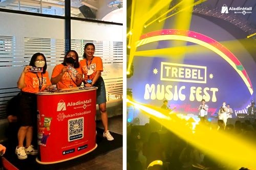 AladinMall Bagi-bagi Diskon dan Giveaway di Trebel Music Fest, Begini Cara Klaimnya. Foto: MNC Media.
