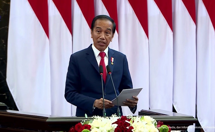 Jokowi Wanti-Wanti Penurunan Ekspor Imbas Lockdown China dan Pelemahan Ekonomi AS. (Foto: MNC Media)