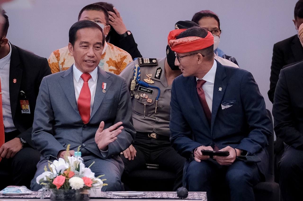 Hadiri WCCE 2022, Sandiaga Uno: Ekonomi Kreatif Penggerak Utama Pertumbuhan Ekonomi (foto: MNC Media)