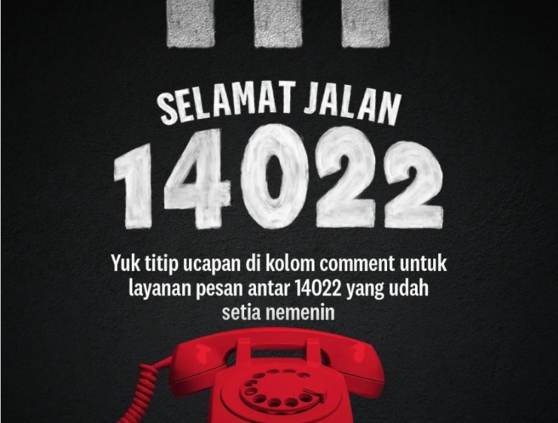 Bye-bye, KFC Tutup Layanan Pesan Antar 14022. (Foto: Instagram KFC Indonesia).