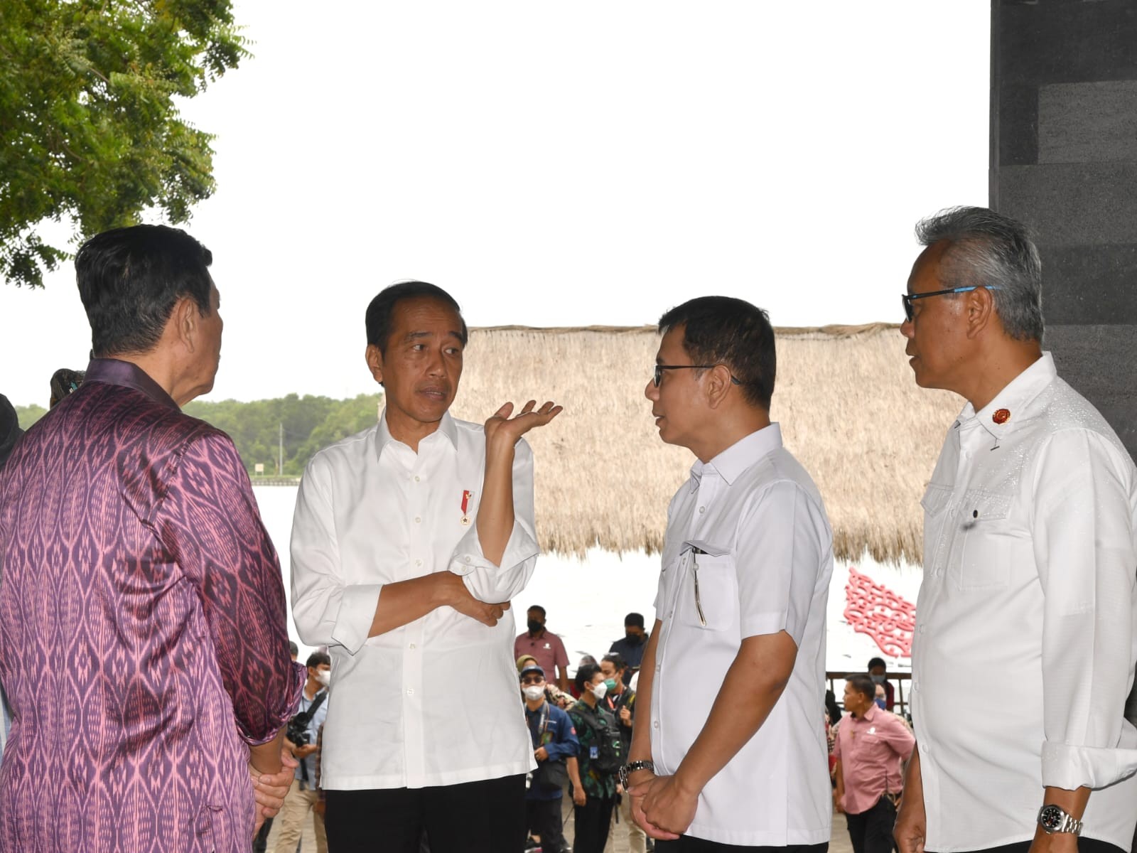 Kunjungi Taman Hutan Raya, Jokowi Pastikan Kesiapan Jelang Kunjungan Peserta G20 (foto: MNC Media)